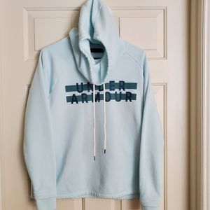 Under Armour Women's long sleeve hoodie light green large L